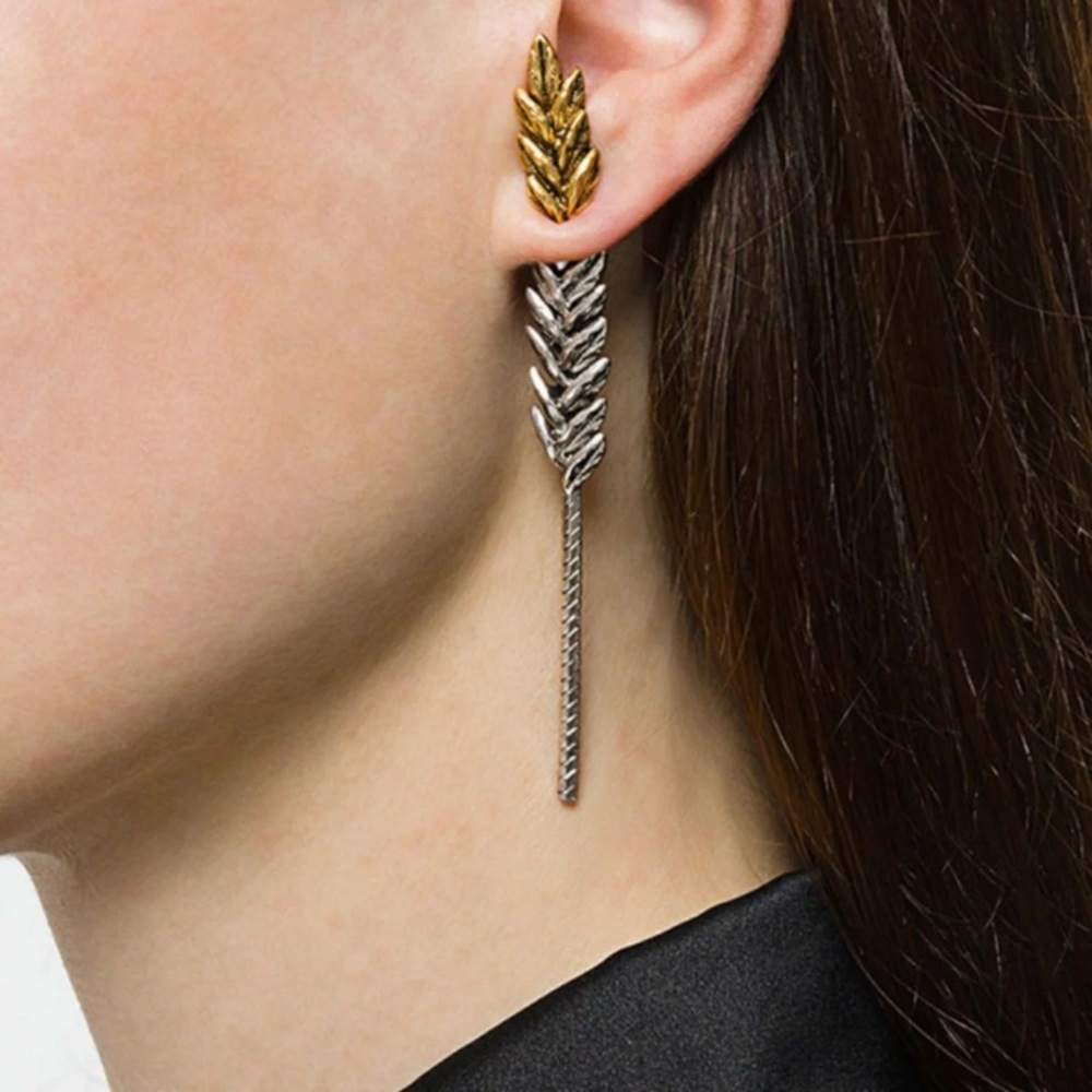 Gold and silver toned Boho Earrings